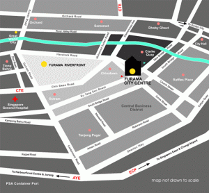 Furama City Centre map